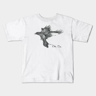 Raven flight Kids T-Shirt